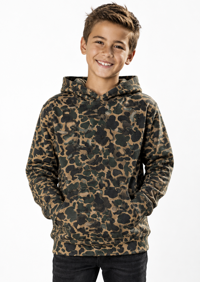 Children's Duck Camo hoodies