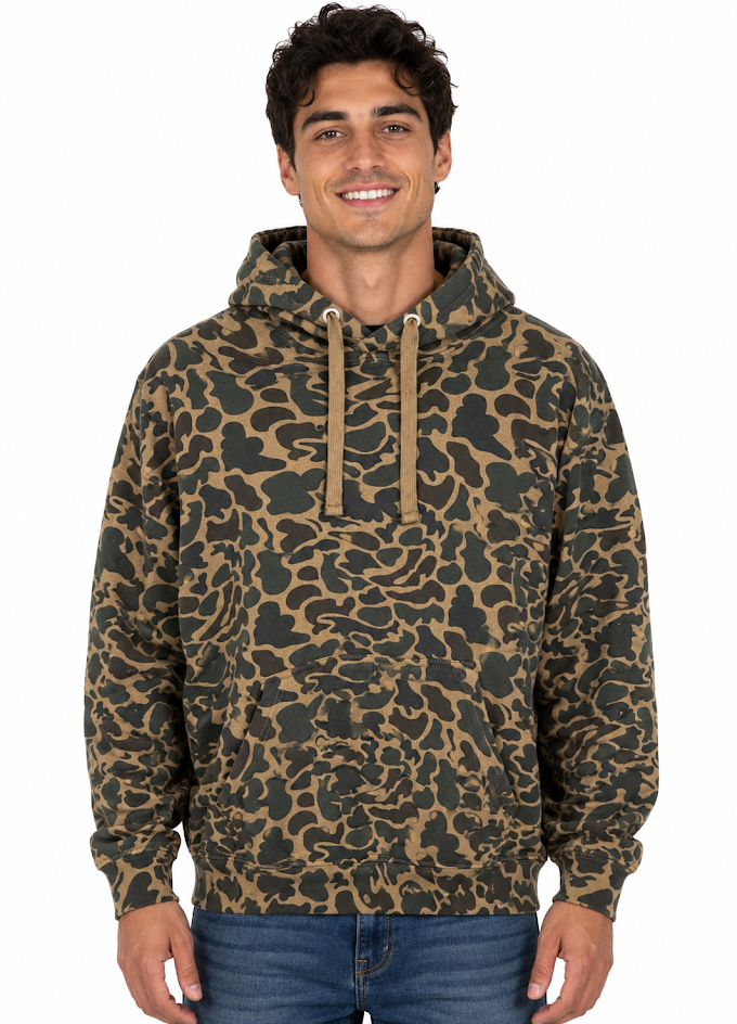 Adult Duck Camo Hoodie – Style 4071B Duck