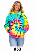 Wholesale spider tie-dye hoodie 4071TD#53