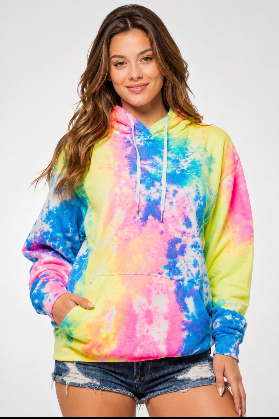 ADULT TIE DYE HOODIE  STYLE 4071TD#4