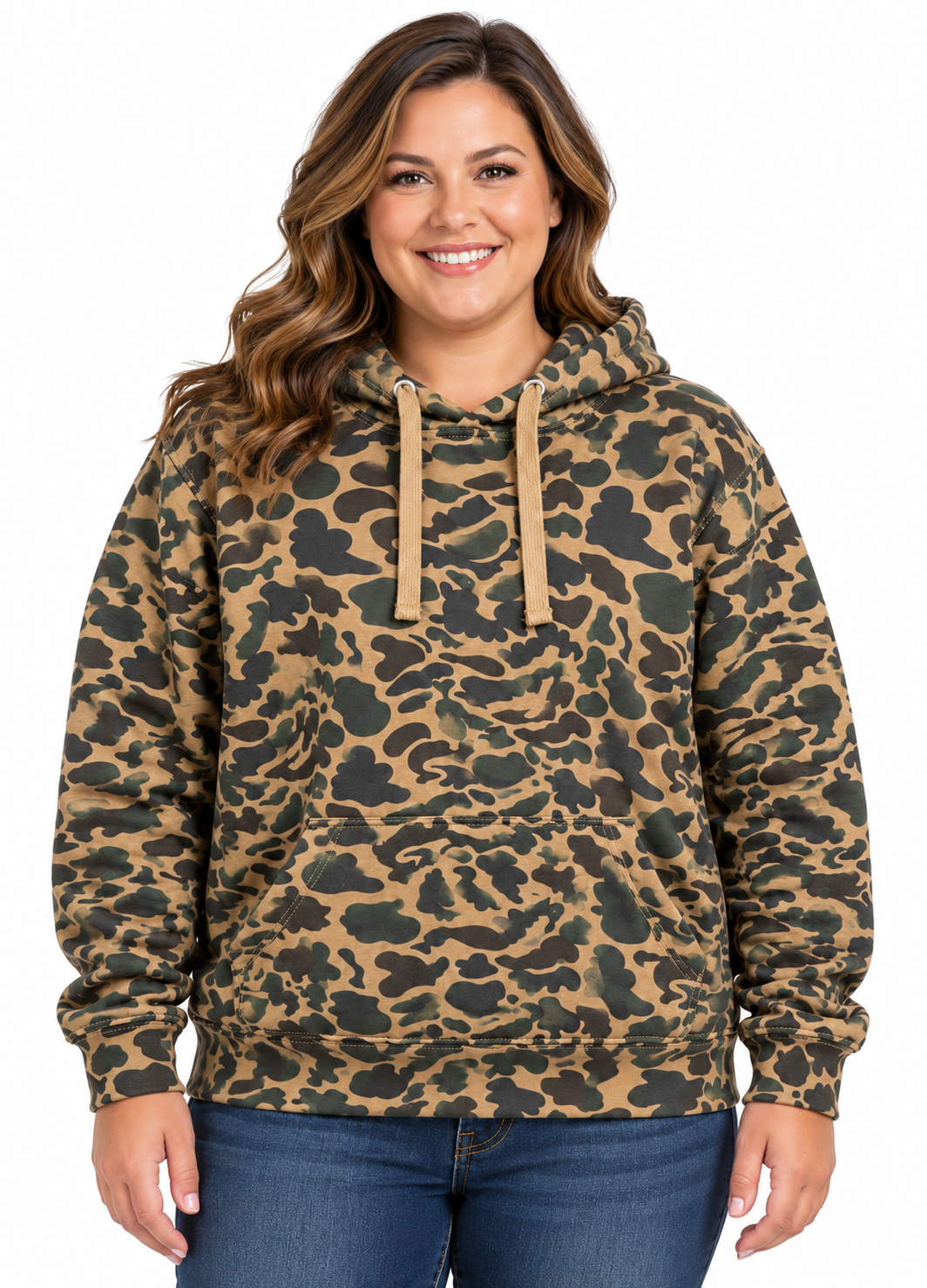 Big Size Duck Camo Hoodie – Style 4071X Duck