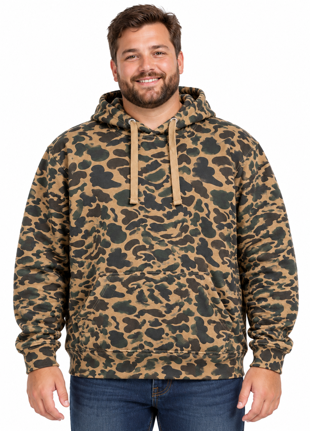 Big Size Duck Camo Hoodie – Style 4071X Duck