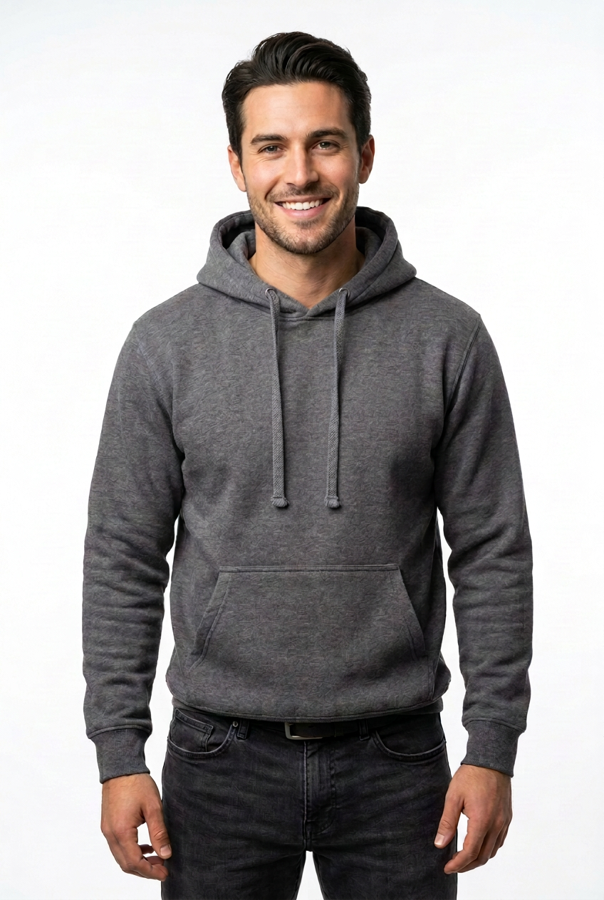 Adult Charcoal Hoodie (Style 4071B)