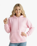 Wholesale adult baby pink pullover hoodie