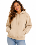 Adult Tan Hooded Pullover Sweatshirt