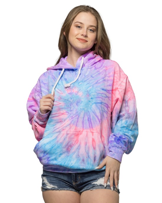 Adult Multi color Tie Dye Sweatshirt - 24 Piece Pre-Pack | $10.00 per piece