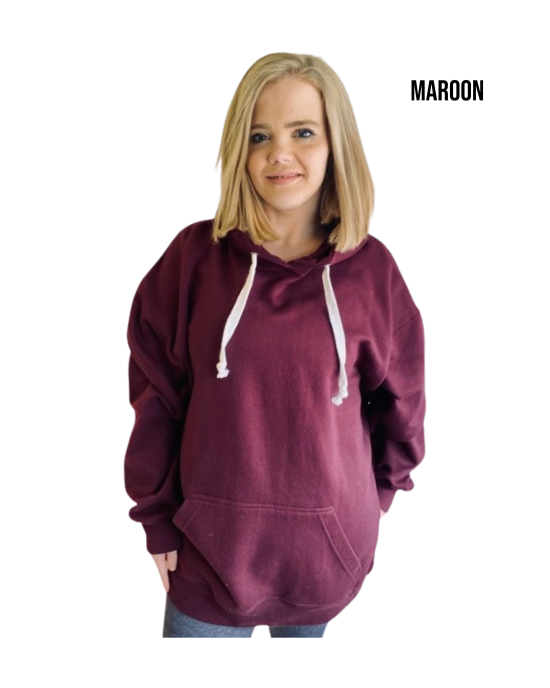 4071B Maroon Adult Pullover Hoodies 24 pc $7.50/pc