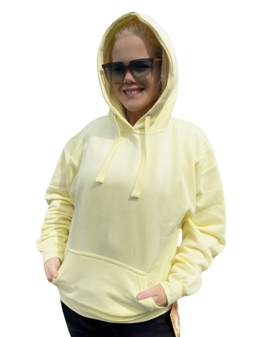 4071B Pale Yellow Adult Pullover Hoodies 24 pc $7.50/pc